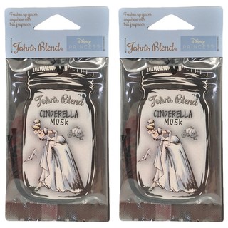 John's Blend 迪士尼公主 仙履奇緣 Cinderella Musk 香氛片, 櫻花麝香, 2個, 14g
