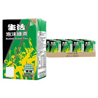 nulife 生活 泡沫綠茶 250ml 茉莉花香 清新口感, 24入