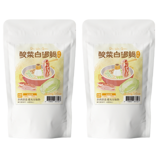 十味觀 酸菜白湯鍋, 600g, 2個