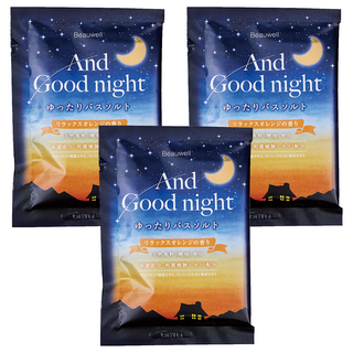 Beauwell AGN 舒眠香氛沐浴鹽 (輕鬆柑橘), 3包, 40g