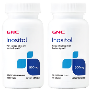 GNC 健安喜 肌醇, 100顆, 500mg, 2瓶