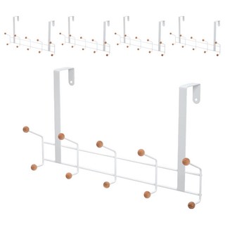 comet 居家門後掛勾 10勾 47 x 23 x 4.3cm, 白色, 5個