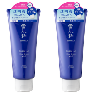 KOSE 高絲 SEKKISUI 雪肌粹 台灣公司貨 潔淨洗面乳, 144g, 2條