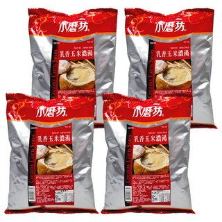 小磨坊 乳香玉米濃湯, 1kg, 4包