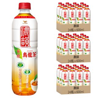 濃韻 烏龍茶 無糖 雙重認證 品質保障 茶香濃郁 口感豐富 搭配美食, 600ml, 72瓶