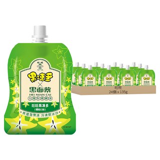 旺旺 果凍多楊桃口味, 24個, 135g