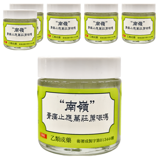 嶺南 萬應止痛膏, 65g, 6罐