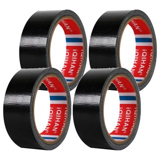 DADA 高黏度強力布膠帶 黑色 (30mm x 20m), 4捲
