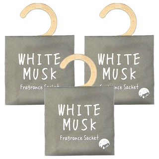 John's Blend 香氛掛袋 輕輕一掛 一抹香味舒緩開來, 白麝香, 3個