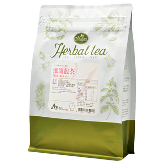 Magnet 曼寧 纖纖靚茶 無咖啡因草本配方 三角立體茶包 享受健康無負擔, 40包, 2g, 1袋
