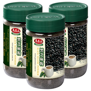 馬玉山 黑芝麻粉, 400g, 1入, 3罐