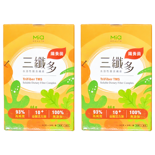 Mia 米雅 三纖多 TMS 水溶性膳食纖維粉 93%高純度 10+益菌活力源 100%無添加, 30包, 5g, 2盒