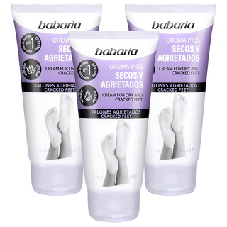 babaria 足部乾燥龜裂護理霜, 尿素配方 舒緩乾燥和敏感肌膚, 軟化角質 深層滲透 有效滋潤, 修護龜裂腳跟, 150ml, 1條, 3件