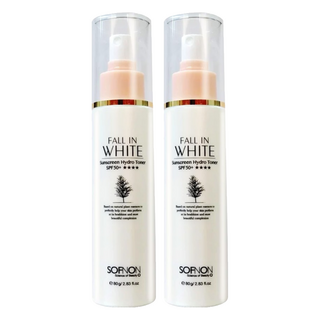 SOFNON 詩芙儂 Fall in White 防曬水活露 SPF50+, 80g, 2瓶