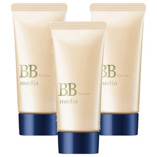 media 媚點 台灣公司貨 自然光感美肌BB霜 SPF35 PA++, 02 自然膚色, 35g, 3件