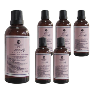 ESSENTIAL OIL BANK 精油銀行 玫瑰臉部按摩精油 100ml, 6瓶