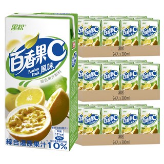 黑松 果汁C系列 百香果, 300ml, 72入