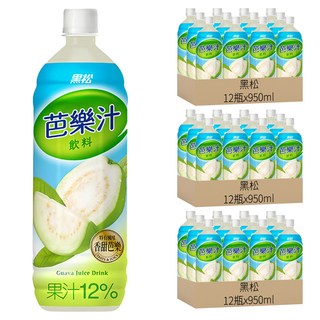 黑松 芭樂汁, 950ml, 36瓶