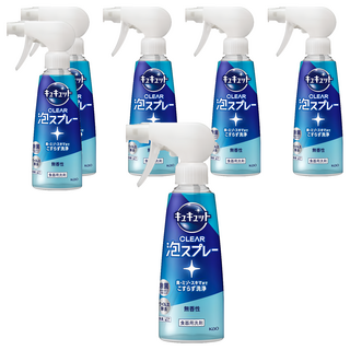 Kao 花王 Cucute 珂珂透 噴槍型泡泡洗碗精 280ml 無香, 6瓶