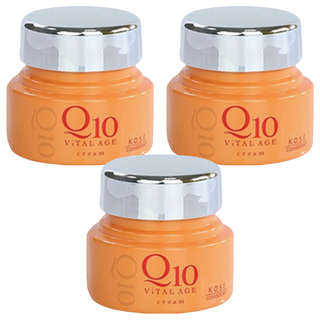 KOSE 高絲 CoenRich Q10 高純度 活肌精華霜 潤澤保濕 緊緻平滑 延緩肌膚老化, 40g, 3罐