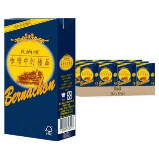貝納頌 原味拿鐵, 375ml, 24入
