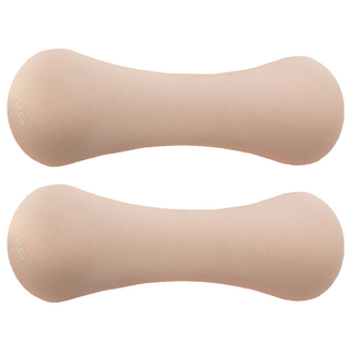 comet Sports 氯丁橡膠啞鈴 淺粉紅色, 1kg, 2個