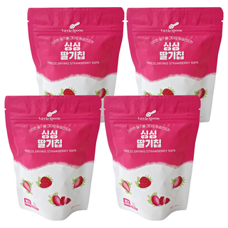 Little Spoon 草莓水果乾 100%冷凍乾燥草莓, 13g, 4包