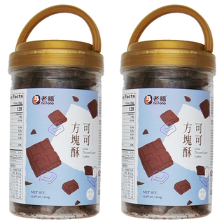 老楊 可可方塊酥, 300g, 2罐