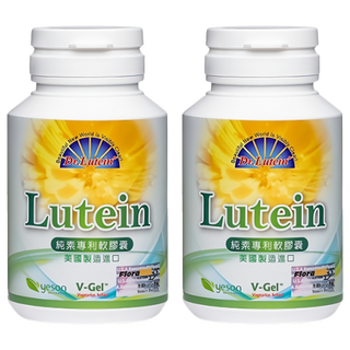 Dr.Lutein 美國Kemin原廠葉黃素 FloraGLO 20mg 美國專利純素 V-Gel 膠囊, 779mg, 60顆, 2罐