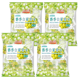晶晶 麝香白葡萄果凍, 400g, 4袋