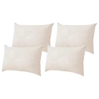 BUHO 布歐 可水洗舒眠抗菌機能枕 台灣製 74 x 45cm 暖米杏 標準枕, 4個