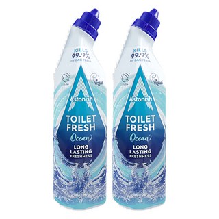 Astonish 免刷洗馬桶清潔劑 海洋藍, 750ml, 2瓶