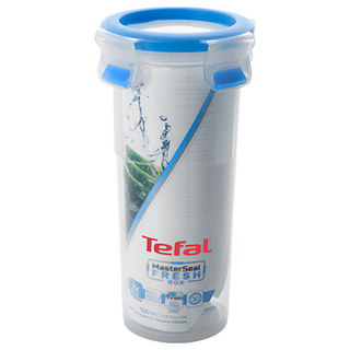 Tefal 特福 無縫膠圈PP保鮮盒 圓型水杯, 500ml, 1個