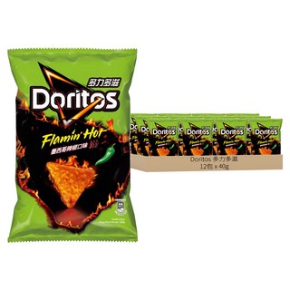 Doritos 多力多滋 玉米片 墨西哥辣椒, 40g, 12包