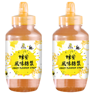 尋蜜趣 蜂蜜風味糖漿擠壓瓶, 1kg, 2瓶