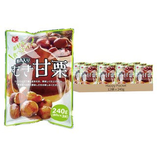 Happy Pocket 天津甘栗, 240g, 12袋