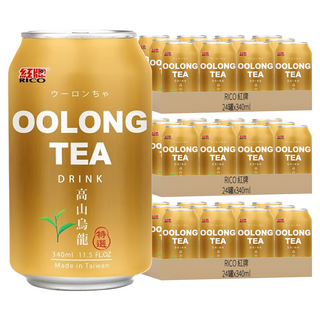 RICO 紅牌 高山烏龍茶, 340ml, 72罐
