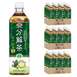 愛之味 健康油切分解茶, 1L, 36瓶