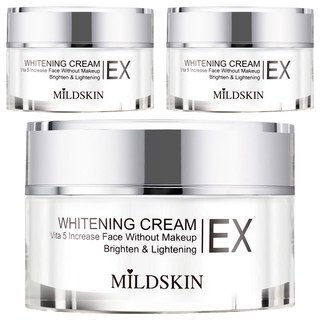 MILDSKIN 麥德絲肌 提亮嫩白素顏霜, 50g, 3罐
