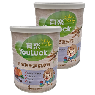YouLuck 育樂 黑棗麥精, 促進食慾 排便順暢 4個月以上寶寶適用, 黑棗, 280g, 2罐