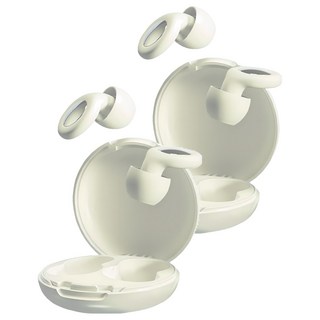 SUNORO 濾波器超強隔音降噪耳塞 Y25 白色, 2組, 2個