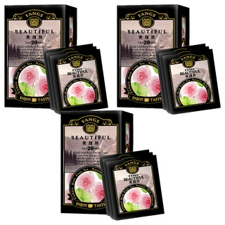 FANGS 方氏 美顏茶 德國進口棉質茶包, 1.5g, 20包, 3盒