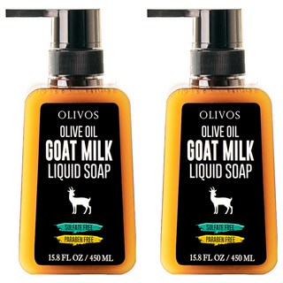 OLIVOS 奧莉芙的橄欖手工皂 土耳其冷壓初榨橄欖油液態皂, 2個, 450ml