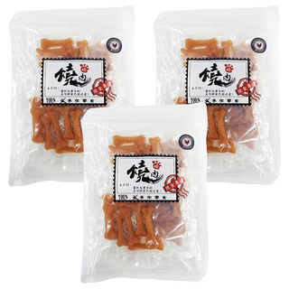 燒肉燒 6個月以上小型犬用 香Q雞腿肉排 (總共108個) 狗狗零食, 雞肉, 3包