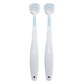 EBiSU 惠百施 舌苔清潔牙刷 柔軟型 極細毛 100穴, 19g, 2支