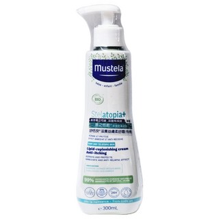 mustela 慕之恬廊 舒恬良滋養益膚柔舒霜 有機 300ml 寶寶保濕乳霜 舒緩乾燥 呵護嬌嫩肌膚, 1瓶