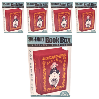 F-toys 間諜家家酒書本收藏盒食玩 全10種 15歲以上, 5盒, 款式隨機