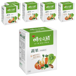 味全 高鮮蔬果本味調味料, 6種蔬菜成份, 清甜不搶味, 320g, 6盒