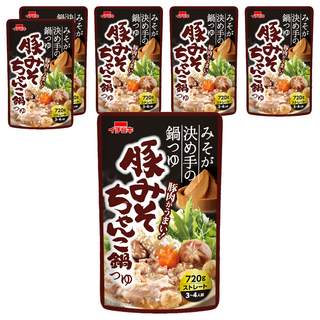 ICHIBIKI 一引 火鍋高湯底 豬肉專用味噌風味, 6個, 720g