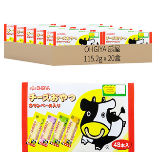 OHGIYA 扇屋 鱈魚起司條, 115.2g, 20盒